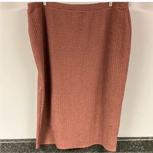 2/5  Wild fable 2x peach caramel textured pencil skirt